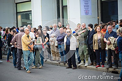 Celebration of liberation held in Milan on 25 April 2014