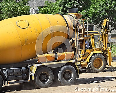 Cement Mixer Truck Stock Photo - Image: 54434860