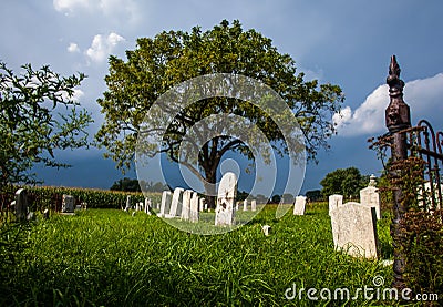 Cemetery entrance