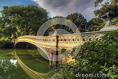 Central Park, New York City now bridge