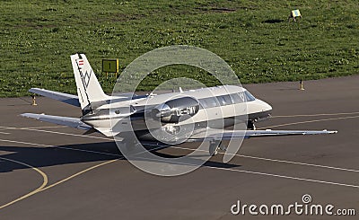 Cessna 560XLS Citation Excel business aircraft running on the runway