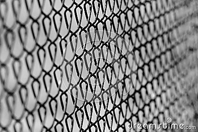 Chain link fence background