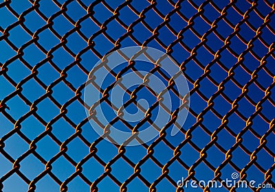 Chain Link Fence Background Pattern