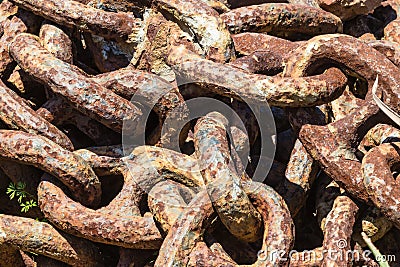 Chain Links Anchor Ship