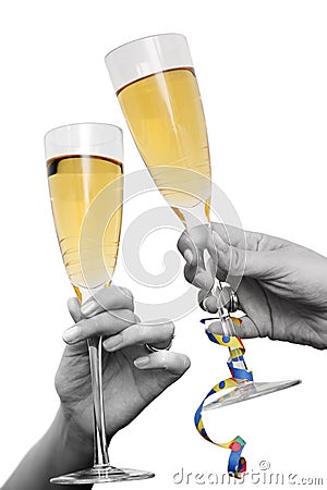 Champagne Cheers Stock Image - Image: 283