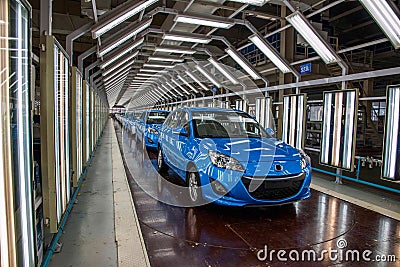 Changan Automobile Beijing Branch Changan car assembly line