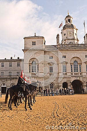 Changing the Guard, Horse Guards Parade.
