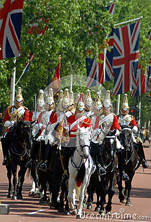 Changing of the guard, London