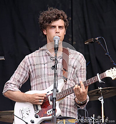 Charlie Fink, lead vocalist of Noah and the Whale