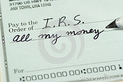 Check to Internal Revenue Service