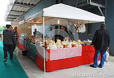 Cheese Stall at Pollice Verde