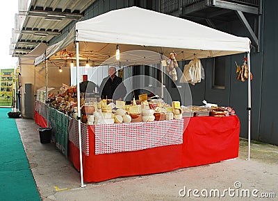 Cheese Stall at Pollice Verde