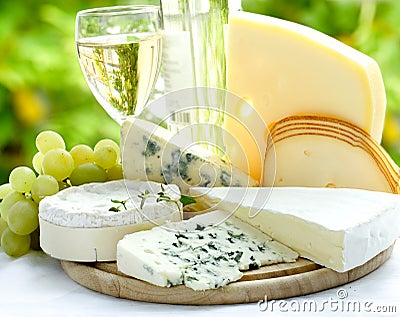 Cheese and wine