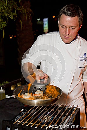 Chef at work during Restaurant Week