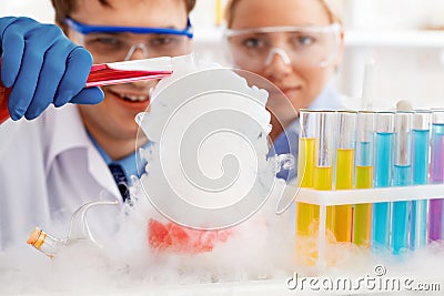 Chemical Experiment Royalty Free Stock Photo