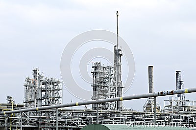 Chemical and oil factory