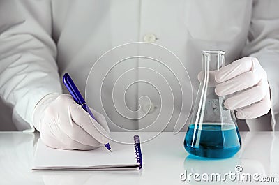 Chemist in the laboratory / research and analysis
