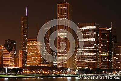 Chicago city sky line