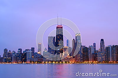 Chicago Skyline Stock Photo - Image: 19713070