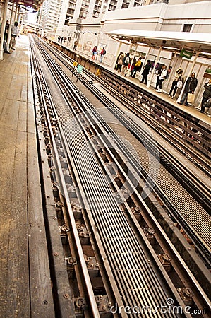 Chicago Train Tracks