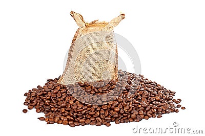 http://thumbs.dreamstime.com/x/chicchi-del-sacco-e-di-caff%C3%A8-della-tela-da-imballaggio-1732980.jpg