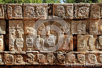 Chichen Itza Tzompantli Wall of Skulls Maya