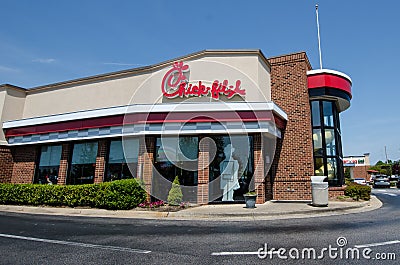 Chick-fil-A Restaurant Editorial Photo - Image: 44341191