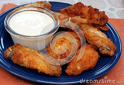 Chicken Wings and Dip