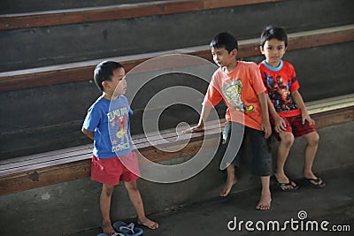 Children Angklung Ujo Pack music school in Bandung