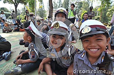 The children get to know the profession of police