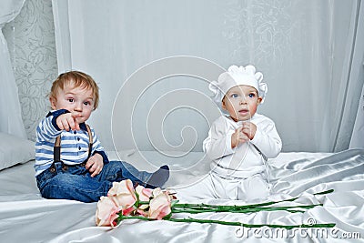 Children play bedroom