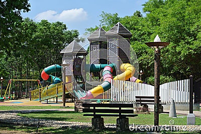 Children Playground in the park