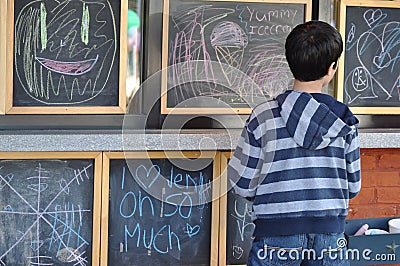 Children s Art in Chalk