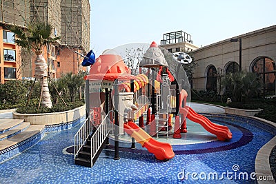 Children s play area in a pool