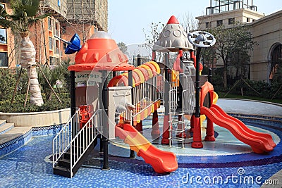 Children s play area in a pool