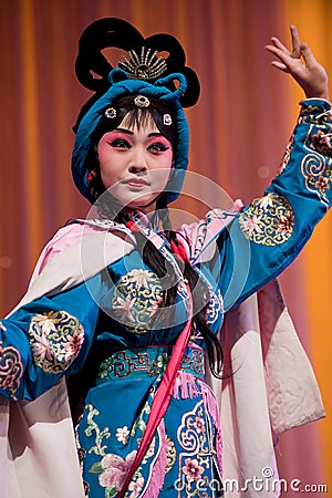 China opera beautiful woman