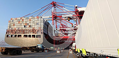 China Qingdao port container terminal