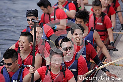 Chines rowing team