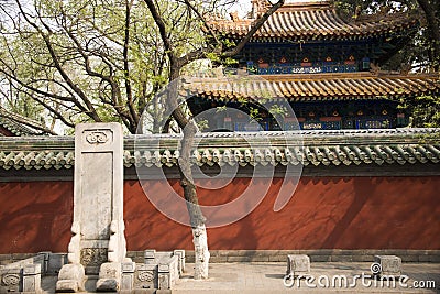 Chinese ancient buildings, walls and stone