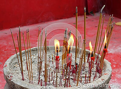 Chinese candles