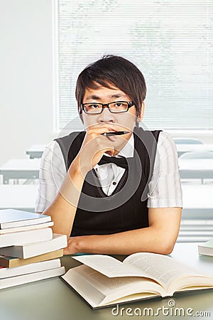 Chinese college male student