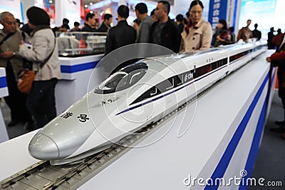 Chinese CRH380A high speed train model