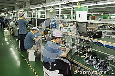 Chinese factory for CCTV camera