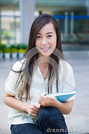 Chinese female college student