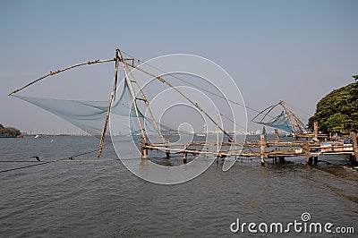 Chinese fishing nets at Kochi