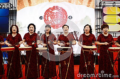 Chinese folk art performance