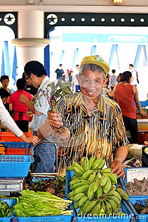 Chinese Fresh Vegetables Vendor