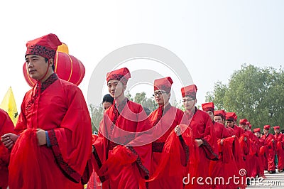 Chinese Han-style mass wedding