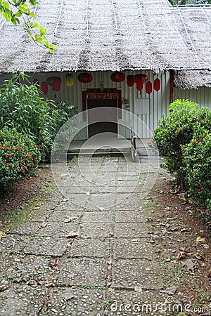 Chinese house at Culture village Sarawak