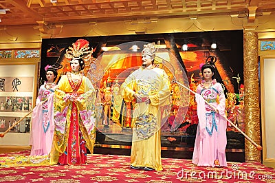 Chinese opera,waxwork
